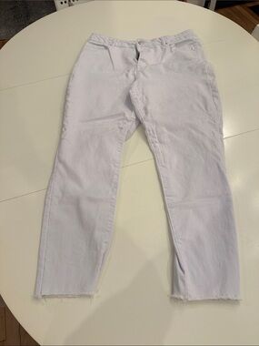 d. jeans White Straight-Leg Women's Jeans